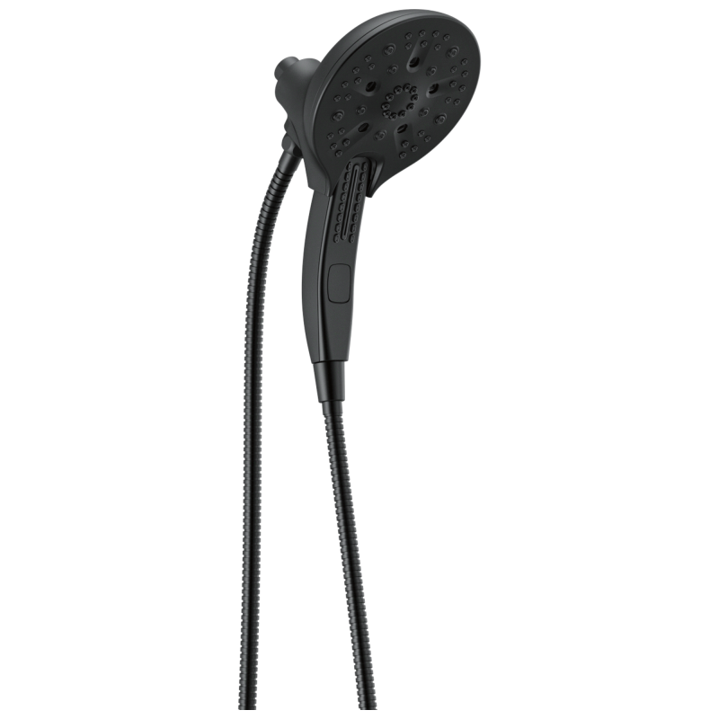 DELTA Universal Showering Components In2ition H2OKINETIC 5-Setting Two-in-One Shower — Matte Black