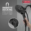 DELTA Universal Showering Components In2ition H2OKINETIC 5-Setting Two-in-One Shower — Matte Black