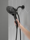 DELTA Universal Showering Components In2ition H2OKINETIC 5-Setting Two-in-One Shower — Matte Black