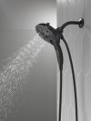DELTA Universal Showering Components In2ition H2OKINETIC 5-Setting Two-in-One Shower — Matte Black