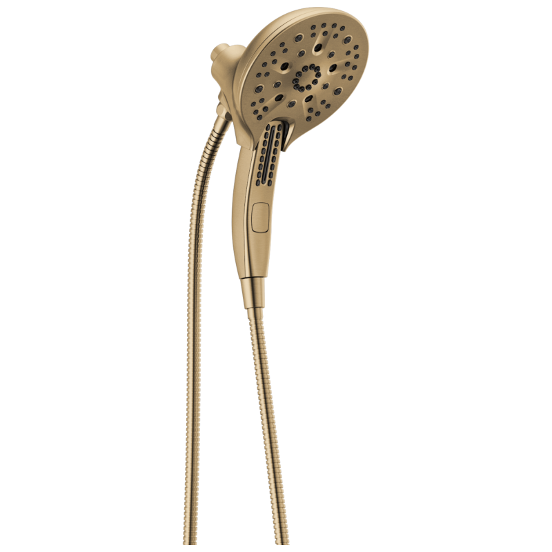 DELTA Universal Showering Components In2ition H2OKINETIC 5-Setting Two-in-One Shower — Lumicoat® Champagne Bronze