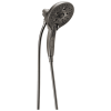 DELTA Universal Showering Components In2ition H2OKINETIC 5-Setting Two-in-One Shower — Lumicoat® Black Stainless