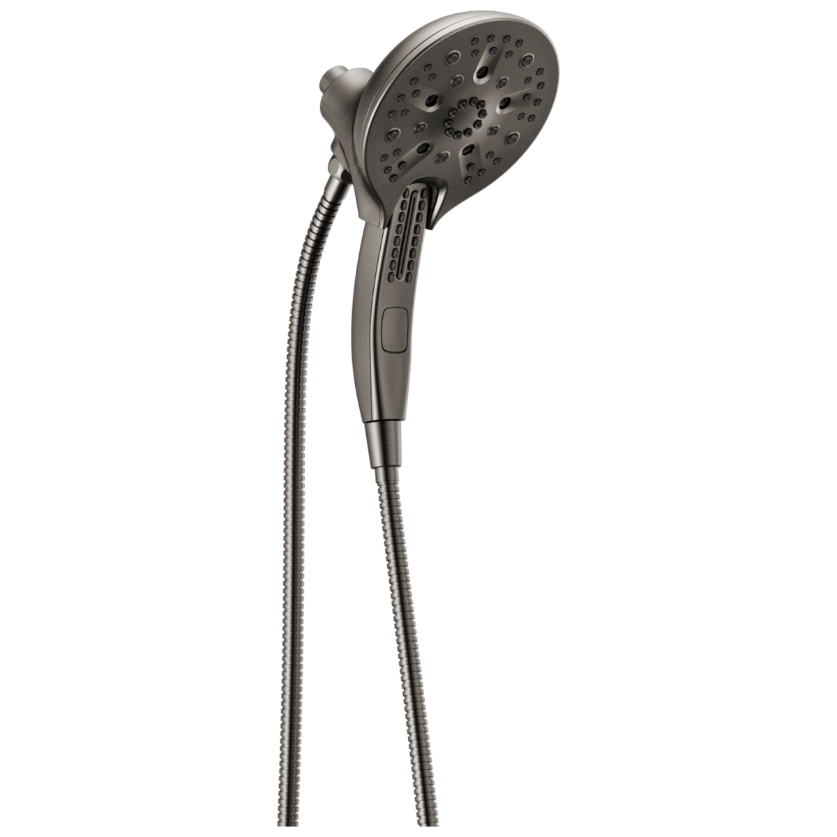 DELTA Universal Showering Components In2ition H2OKINETIC 5-Setting Two-in-One Shower — Lumicoat® Black Stainless