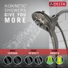 DELTA Universal Showering Components In2ition H2OKINETIC 5-Setting Two-in-One Shower — Lumicoat® Black Stainless