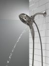 DELTA Universal Showering Components In2ition H2OKINETIC 5-Setting Two-in-One Shower — Lumicoat® Black Stainless