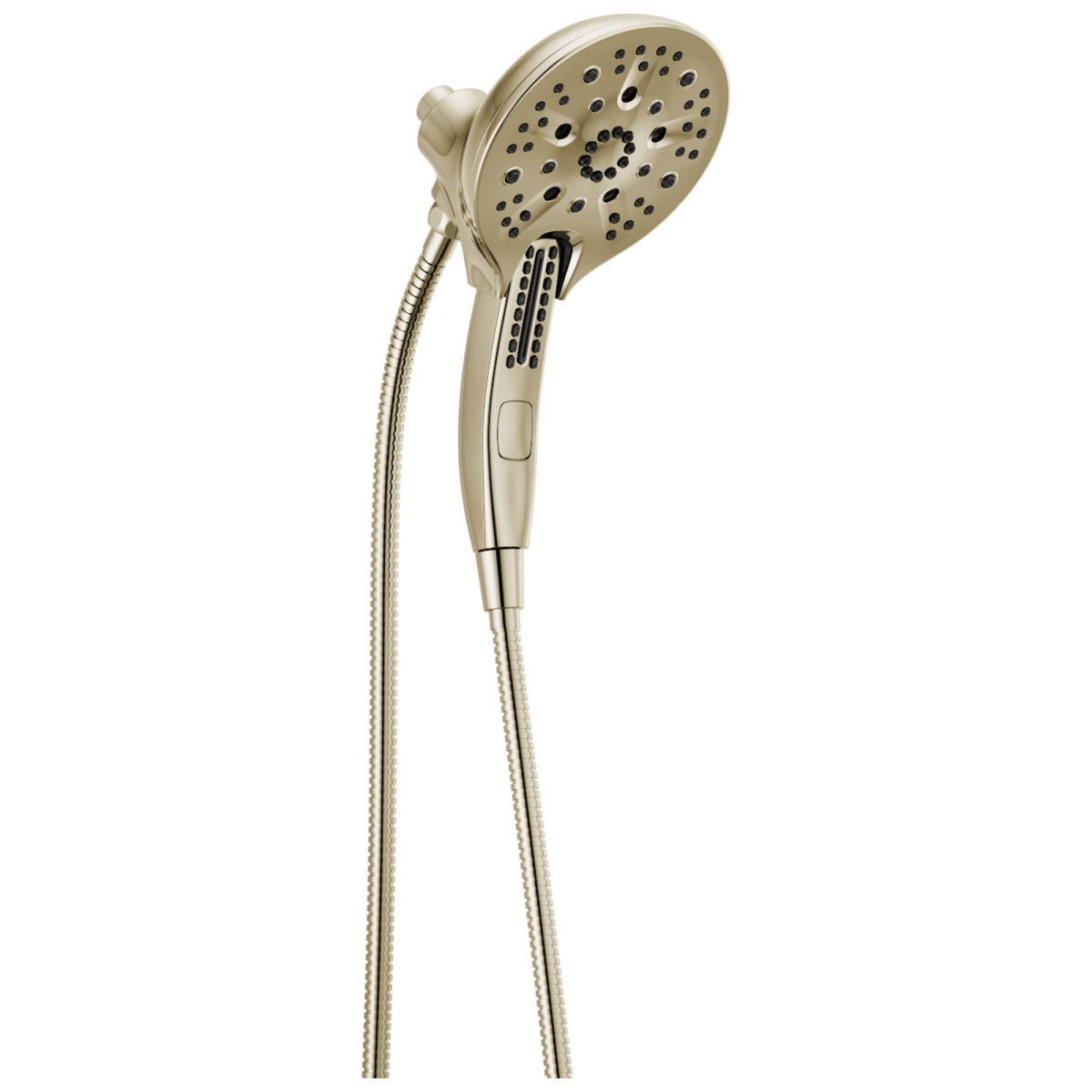 DELTA Universal Showering Components In2ition H2OKINETIC 5-Setting Two-in-One Shower — Lumicoat® Polished Nickel