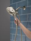 DELTA Universal Showering Components In2ition H2OKINETIC 5-Setting Two-in-One Shower — Lumicoat® Polished Nickel