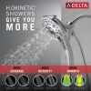 DELTA Universal Showering Components In2ition H2OKINETIC 5-Setting Two-in-One Shower — Lumicoat® Chrome