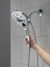 DELTA Universal Showering Components In2ition H2OKINETIC 5-Setting Two-in-One Shower — Lumicoat® Chrome