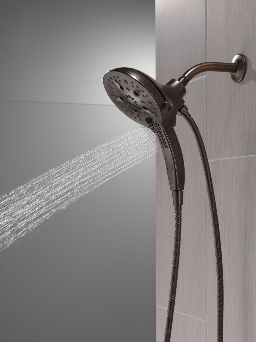 DELTA Universal Showering Components In2ition H2OKINETIC 5-Setting Two-in-One Shower — Venetian Bronze