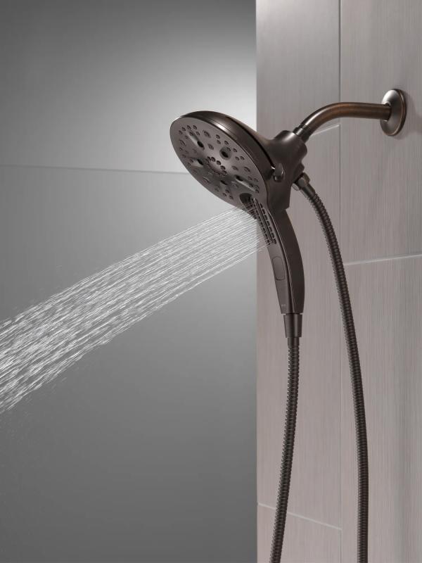 DELTA Universal Showering Components In2ition H2OKINETIC 5-Setting Two-in-One Shower — Venetian Bronze