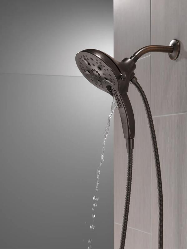 DELTA Universal Showering Components In2ition H2OKINETIC 5-Setting Two-in-One Shower — Venetian Bronze