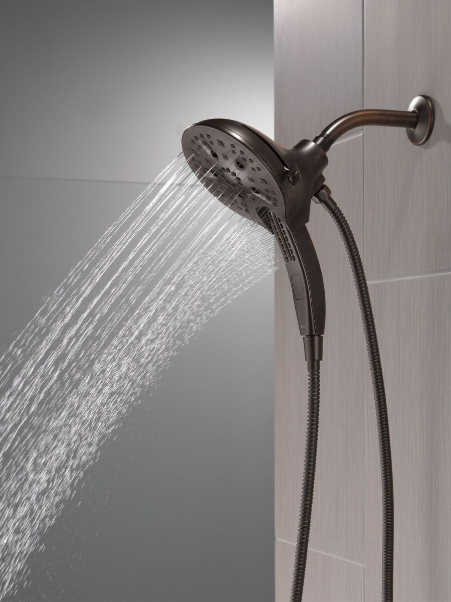 DELTA Universal Showering Components In2ition H2OKINETIC 5-Setting Two-in-One Shower — Venetian Bronze