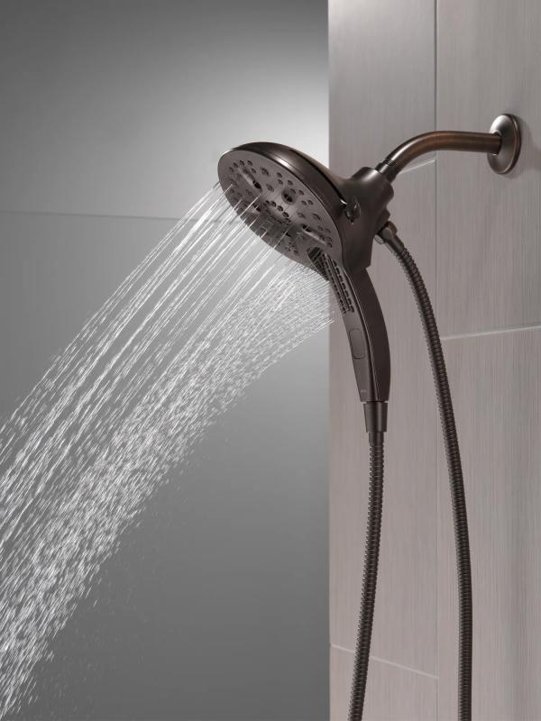DELTA Universal Showering Components In2ition H2OKINETIC 5-Setting Two-in-One Shower — Venetian Bronze