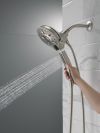 DELTA Universal Showering Components In2ition H2OKINETIC 5-Setting Two-in-One Shower — Stainless