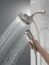 DELTA Universal Showering Components In2ition H2OKINETIC 5-Setting Two-in-One Shower — Stainless