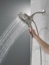 DELTA Universal Showering Components In2ition H2OKINETIC 5-Setting Two-in-One Shower — Stainless