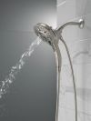 DELTA Universal Showering Components In2ition H2OKINETIC 5-Setting Two-in-One Shower — Stainless