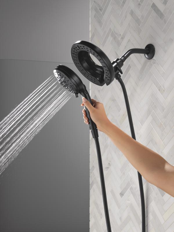 DELTA Universal Showering Components 7-Setting In2ition with ProClean — Matte Black