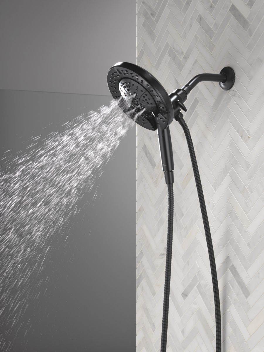 DELTA Universal Showering Components 7-Setting In2ition with ProClean — Matte Black