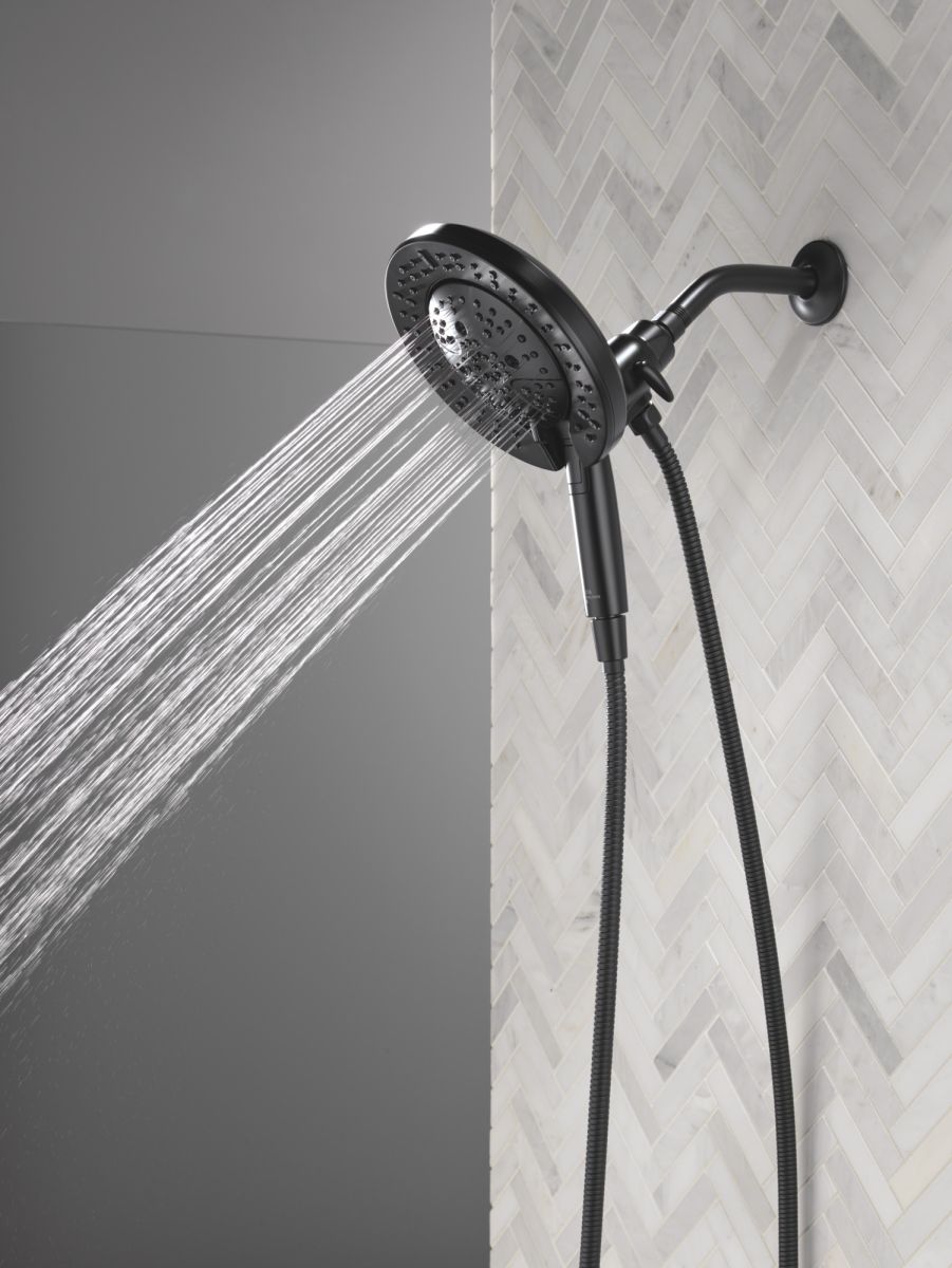 DELTA Universal Showering Components 7-Setting In2ition with ProClean — Matte Black