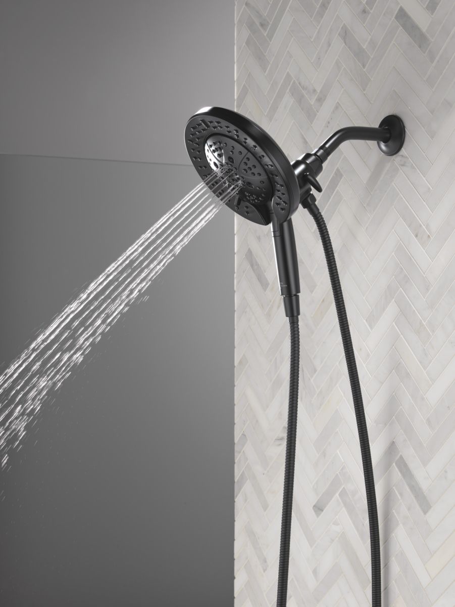 DELTA Universal Showering Components 7-Setting In2ition with ProClean — Matte Black