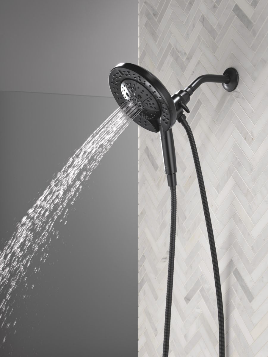 DELTA Universal Showering Components 7-Setting In2ition with ProClean — Matte Black