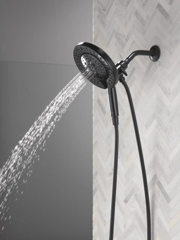 DELTA Universal Showering Components 7-Setting In2ition with ProClean — Matte Black