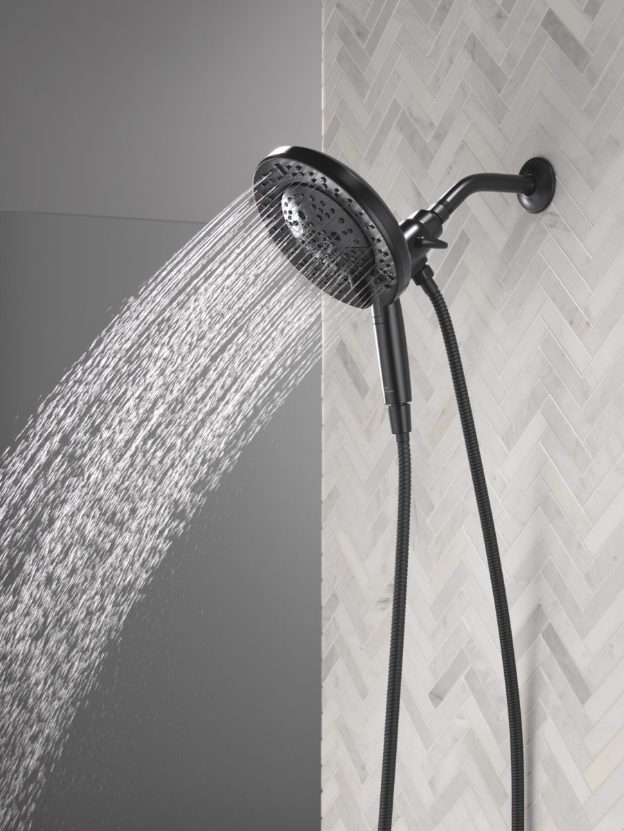 DELTA Universal Showering Components 7-Setting In2ition with ProClean — Matte Black