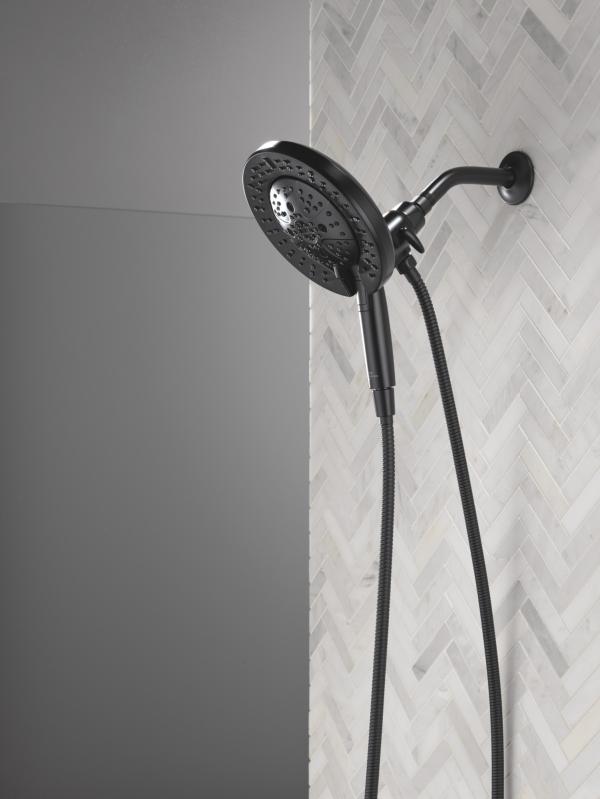 DELTA Universal Showering Components 7-Setting In2ition with ProClean — Matte Black