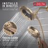 DELTA Universal Showering Components 7-Setting In2ition with ProClean — Lumicoat® Champagne Bronze