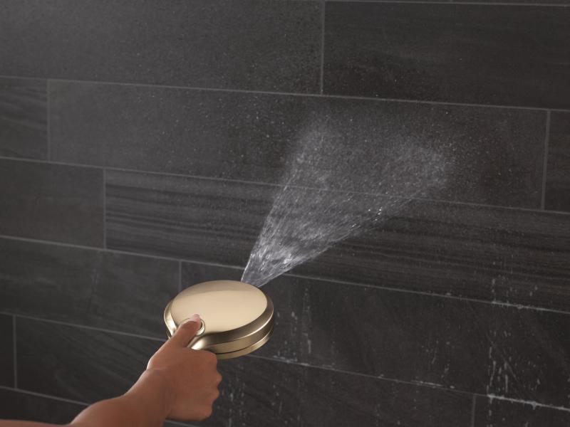 DELTA Universal Showering Components 7-Setting In2ition with ProClean — Lumicoat® Champagne Bronze