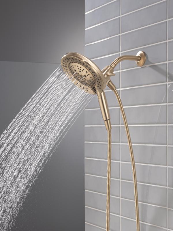 DELTA Universal Showering Components 7-Setting In2ition with ProClean — Lumicoat® Champagne Bronze
