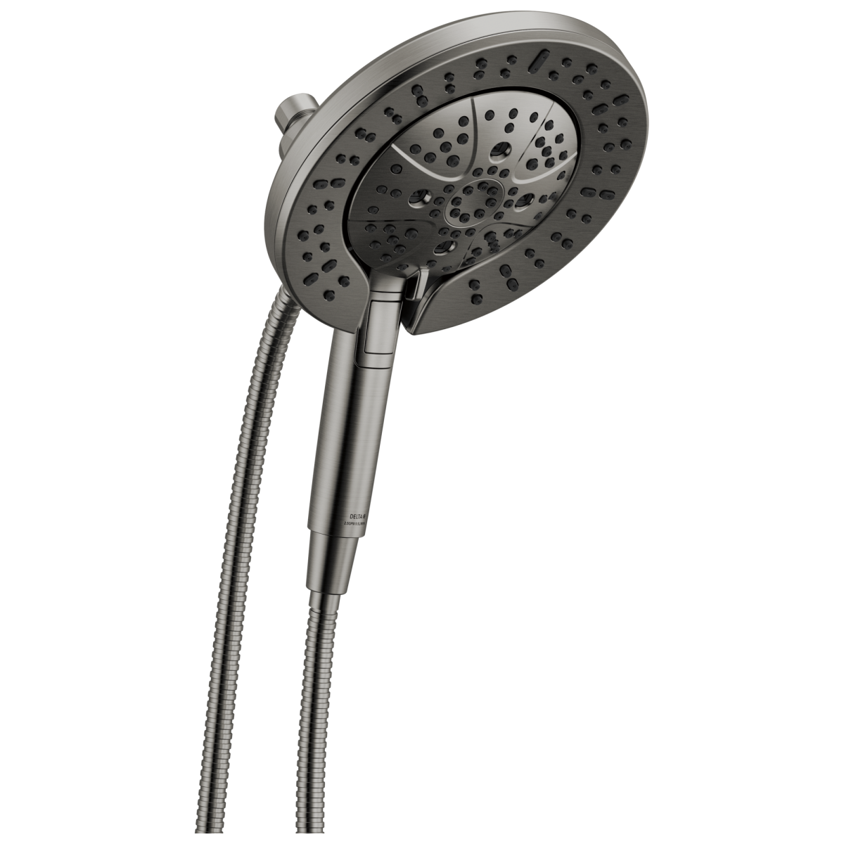 DELTA Universal Showering Components 7-Setting In2ition with ProClean — Lumicoat® Black Stainless