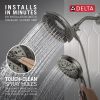 DELTA Universal Showering Components 7-Setting In2ition with ProClean — Lumicoat® Black Stainless