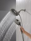 DELTA Universal Showering Components 7-Setting In2ition with ProClean — Lumicoat® Black Stainless