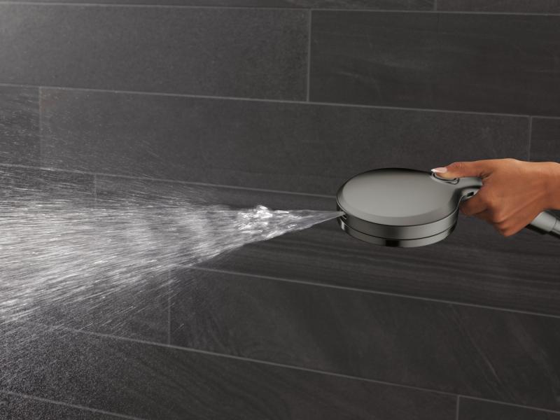DELTA Universal Showering Components 7-Setting In2ition with ProClean — Lumicoat® Black Stainless