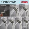 DELTA Universal Showering Components 7-Setting In2ition with ProClean — Lumicoat® Black Stainless