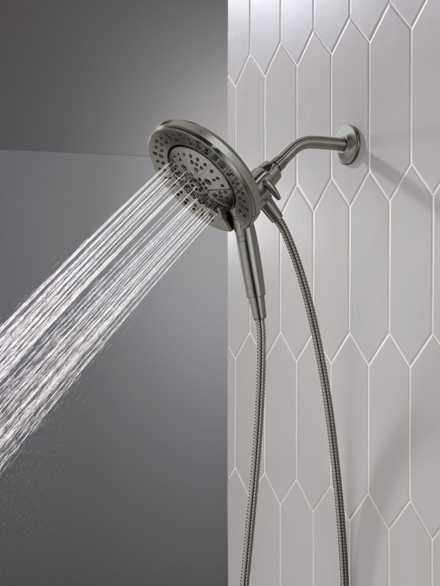 DELTA Universal Showering Components 7-Setting In2ition with ProClean — Lumicoat® Black Stainless