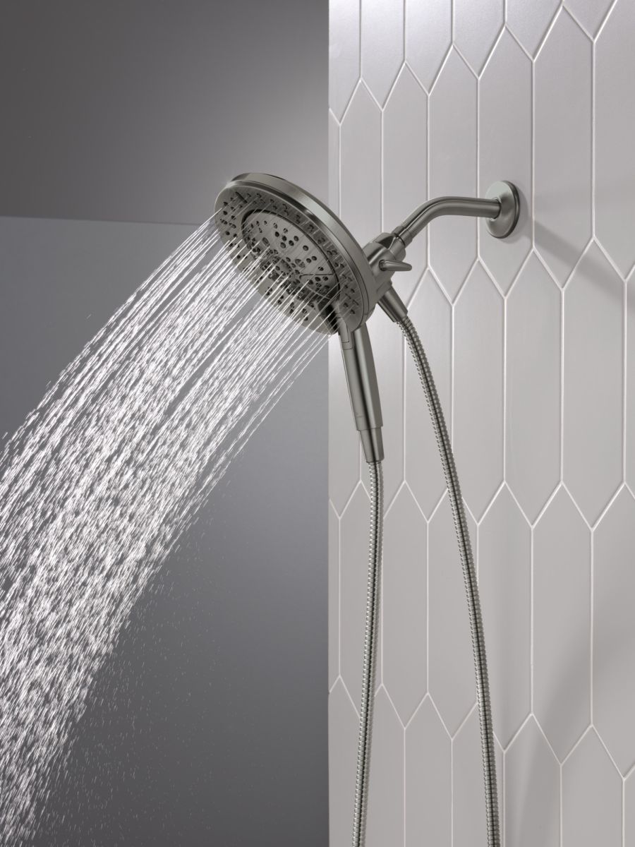 DELTA Universal Showering Components 7-Setting In2ition with ProClean — Lumicoat® Black Stainless