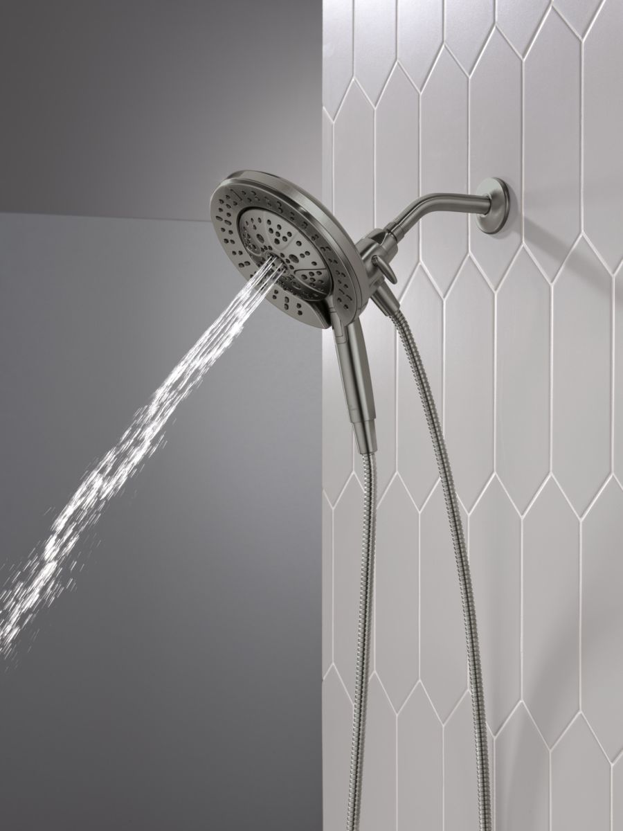 DELTA Universal Showering Components 7-Setting In2ition with ProClean — Lumicoat® Black Stainless