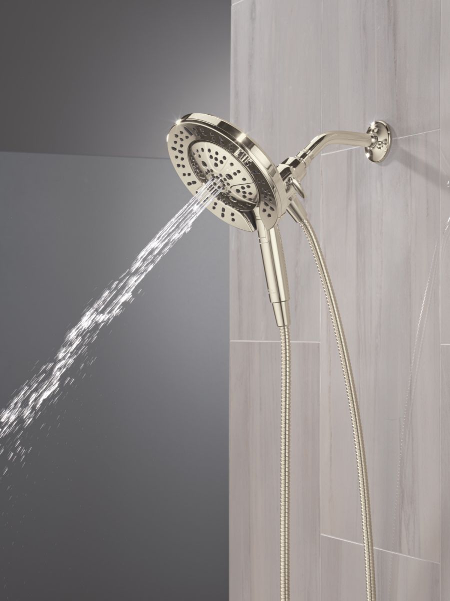 DELTA Universal Showering Components 7-Setting In2ition with ProClean — Lumicoat® Polished Nickel