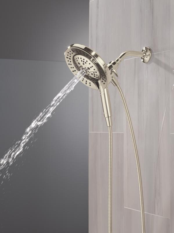 DELTA Universal Showering Components 7-Setting In2ition with ProClean — Lumicoat® Polished Nickel