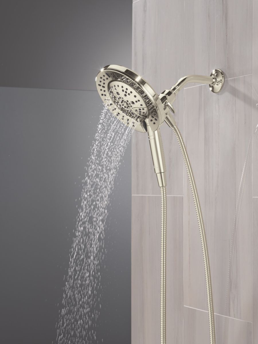 DELTA Universal Showering Components 7-Setting In2ition with ProClean — Lumicoat® Polished Nickel