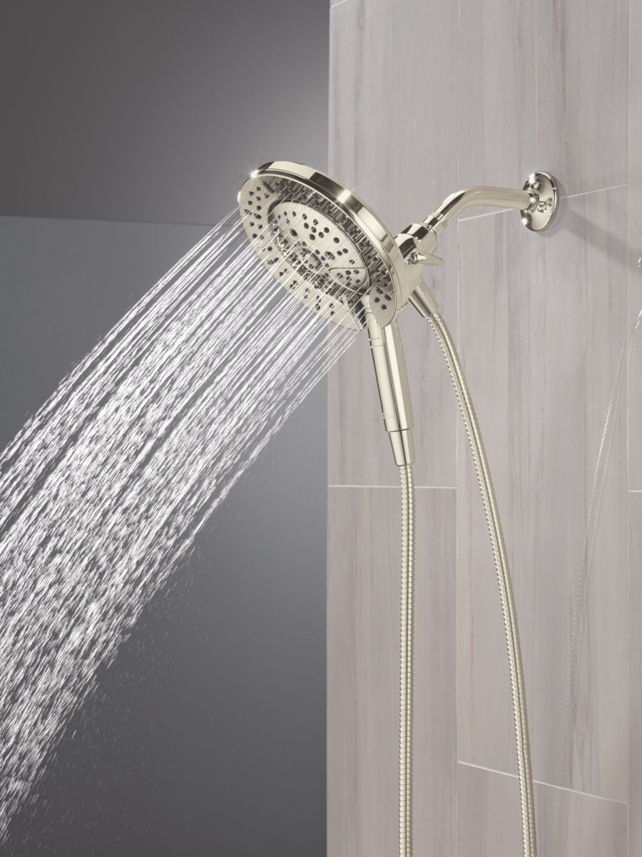 DELTA Universal Showering Components 7-Setting In2ition with ProClean — Lumicoat® Polished Nickel