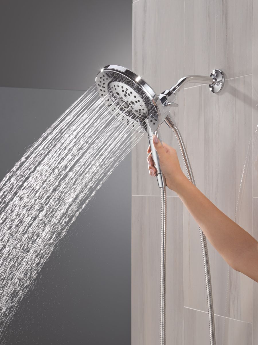 DELTA Universal Showering Components 7-Setting In2ition with ProClean — Lumicoat® Chrome