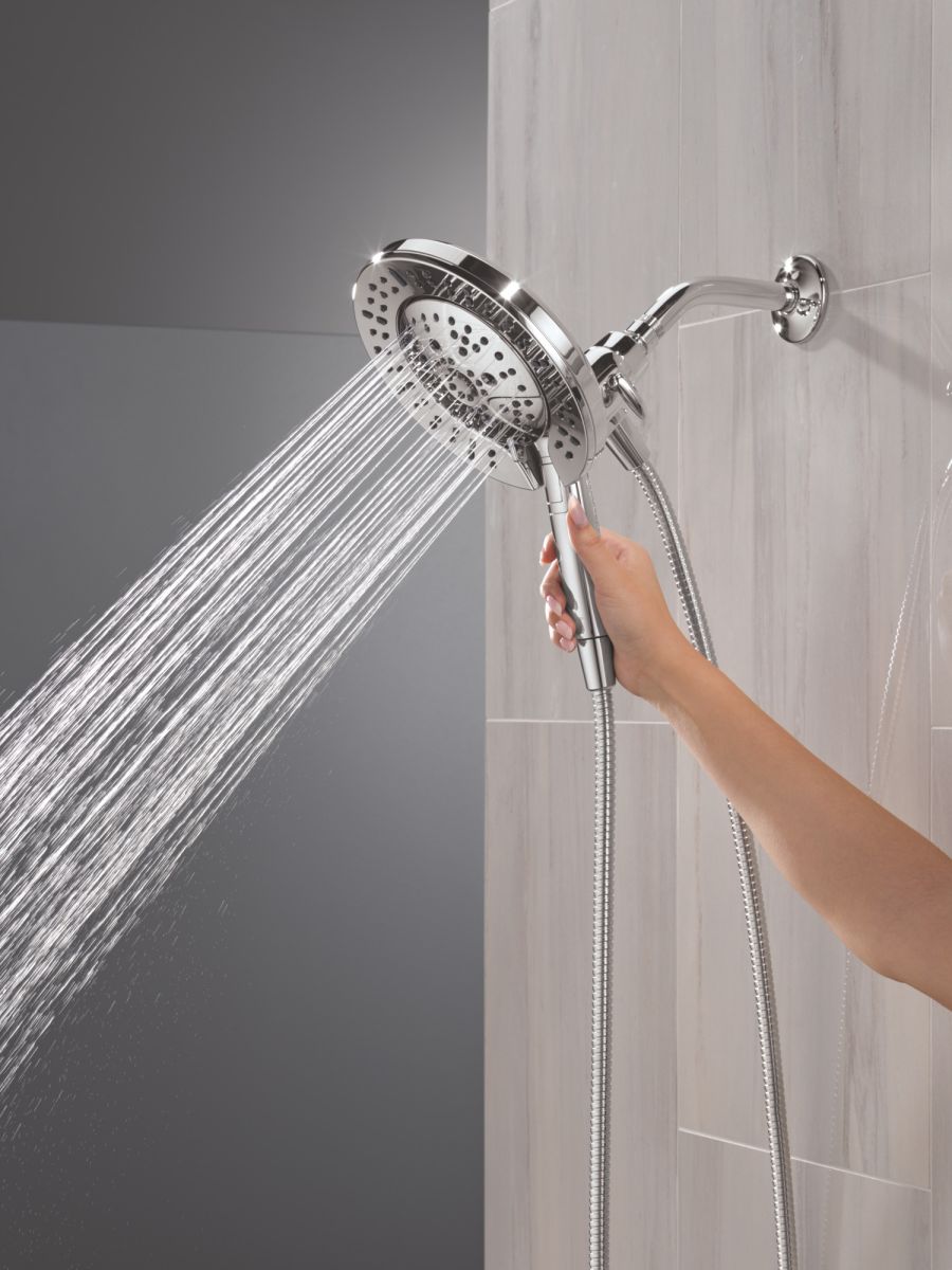 DELTA Universal Showering Components 7-Setting In2ition with ProClean — Lumicoat® Chrome