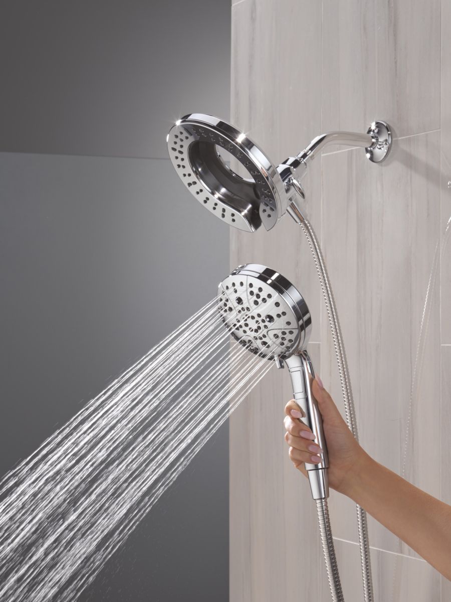 DELTA Universal Showering Components 7-Setting In2ition with ProClean — Lumicoat® Chrome