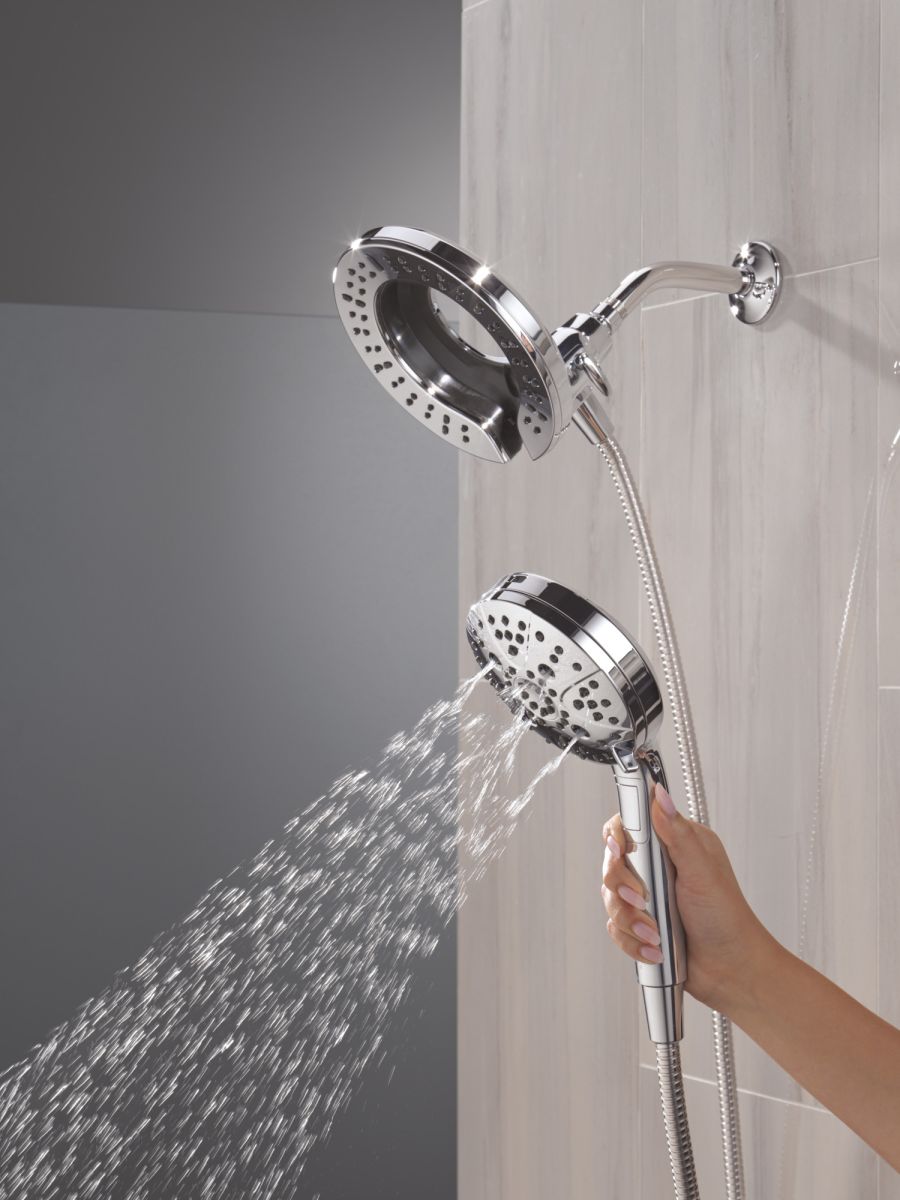 DELTA Universal Showering Components 7-Setting In2ition with ProClean — Lumicoat® Chrome