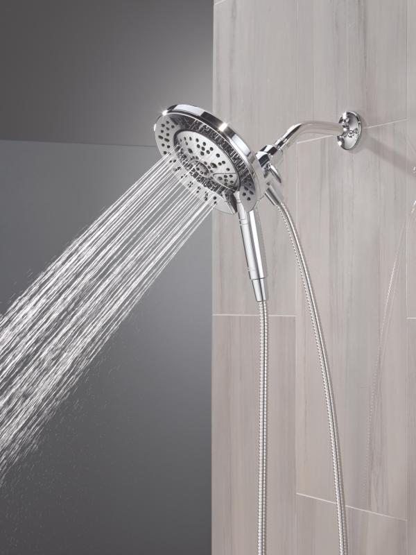 DELTA Universal Showering Components 7-Setting In2ition with ProClean — Lumicoat® Chrome